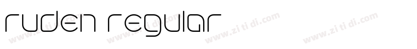 ruden regular字体转换 ruden regular字体转换